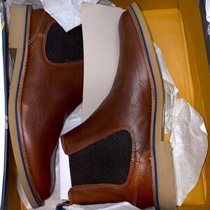 JOULES men’s leather SIZE 9 shoes New blue